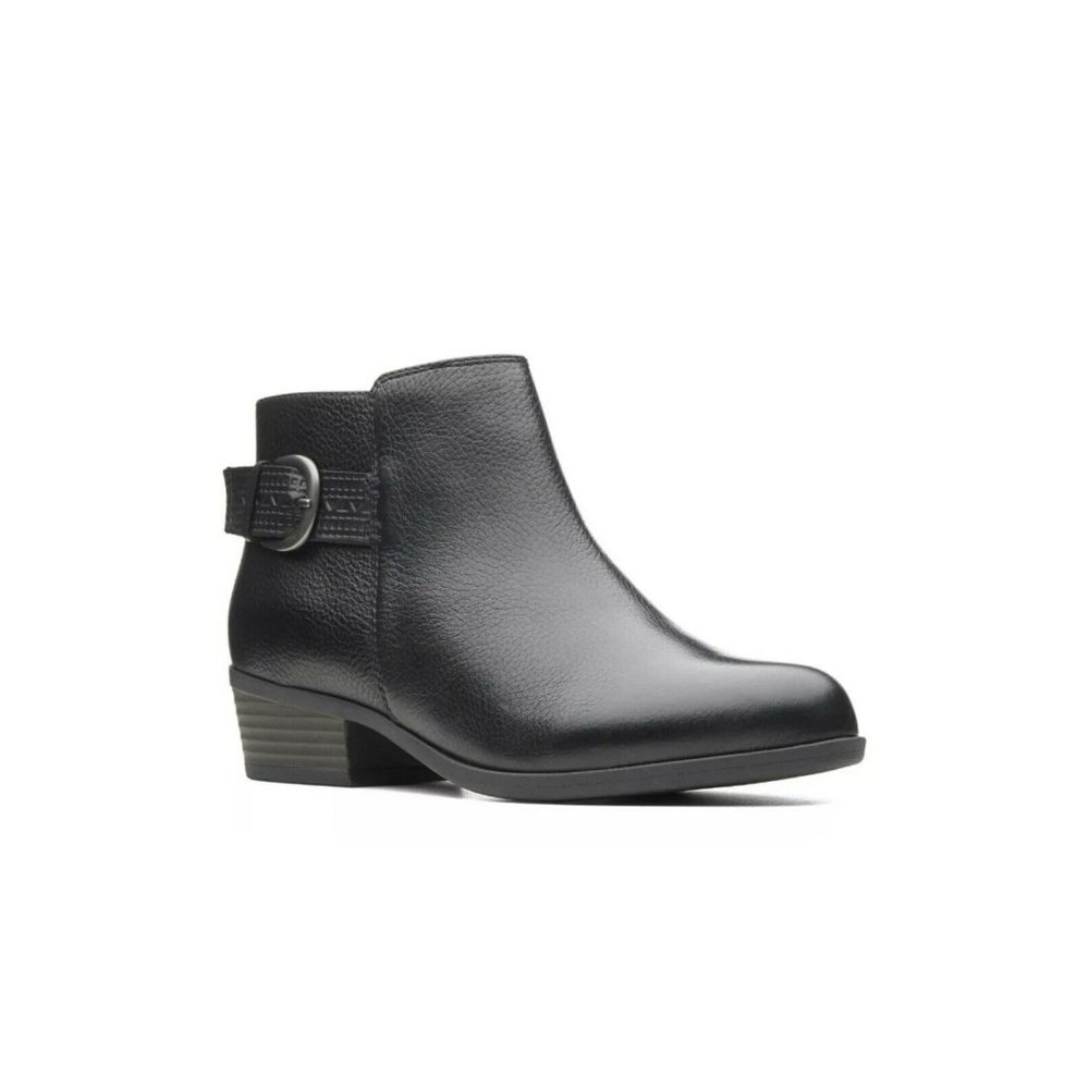 Clarks Women's Addiy Kara Ankle Black Booties